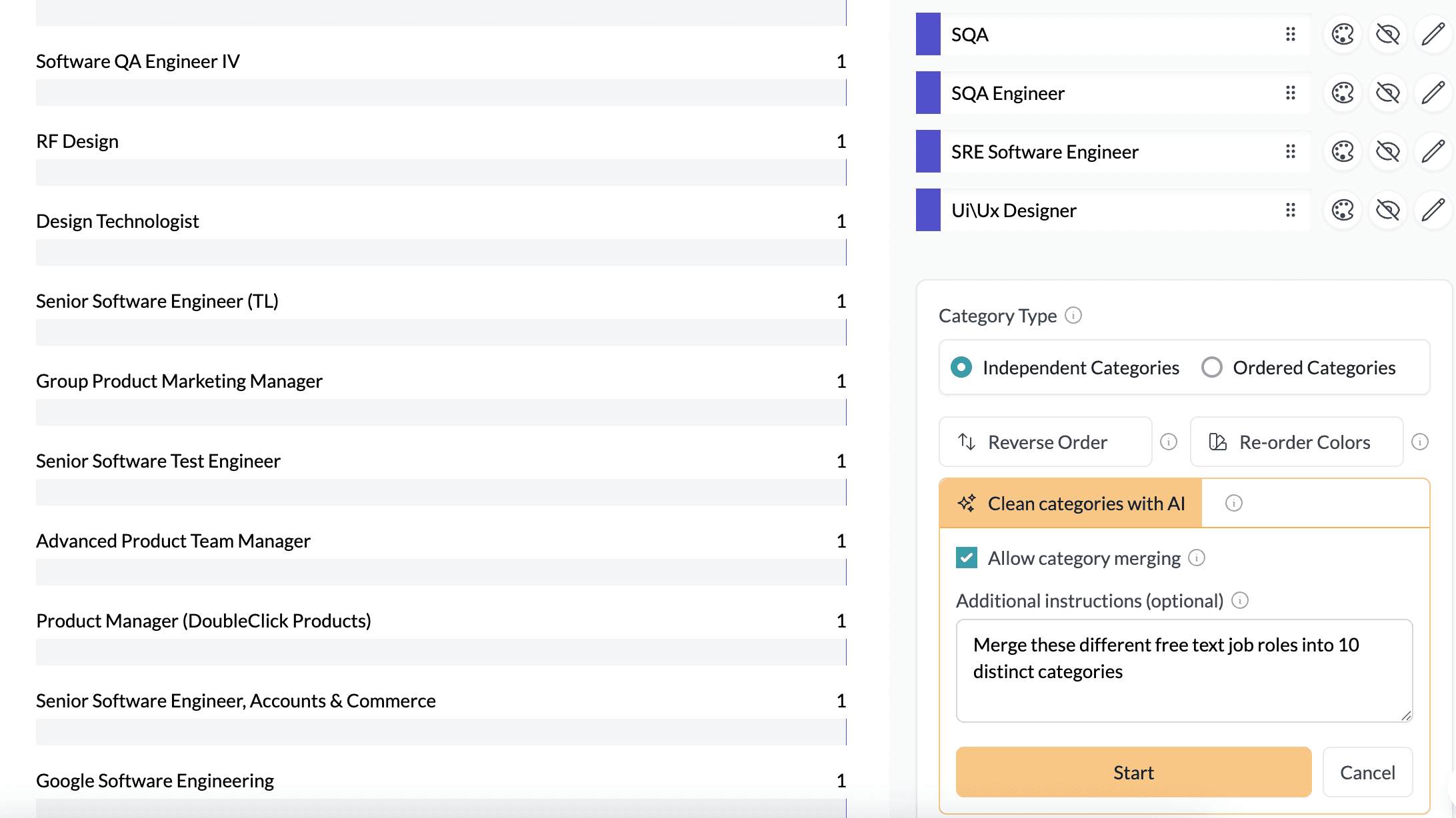 Clean messy survey data without losing control