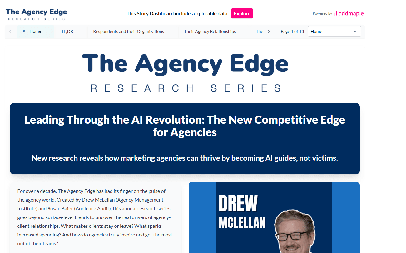 AddMaple explorable insights hub