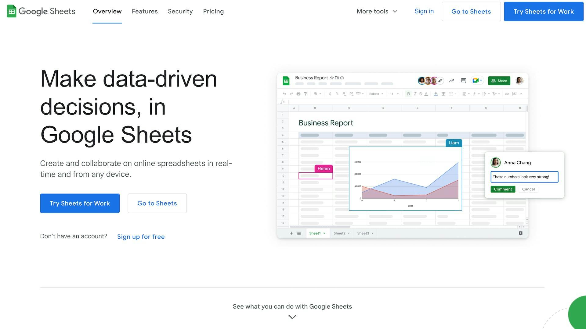 Google Sheets Data Analysis