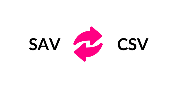 SAV to CSV