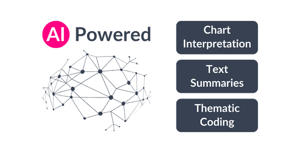 AI Powered Chart Interpretation, Text Summaries & Thematic Coding